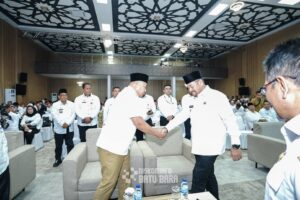 Bupati dan Wakil Bupati Batu Bara Ikuti Peluncuran 80.000 Koperasi Desa/Kelurahan Merah Putih