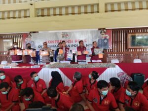 32 Kasus Terungkap, Polda NTB Tangkap 45 Tersangka Narkoba Selama Mei–Juli 2025