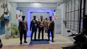 Polsek Indrapura Patroli Malam Cegah Balap Liar dan Kejahatan Jalanan