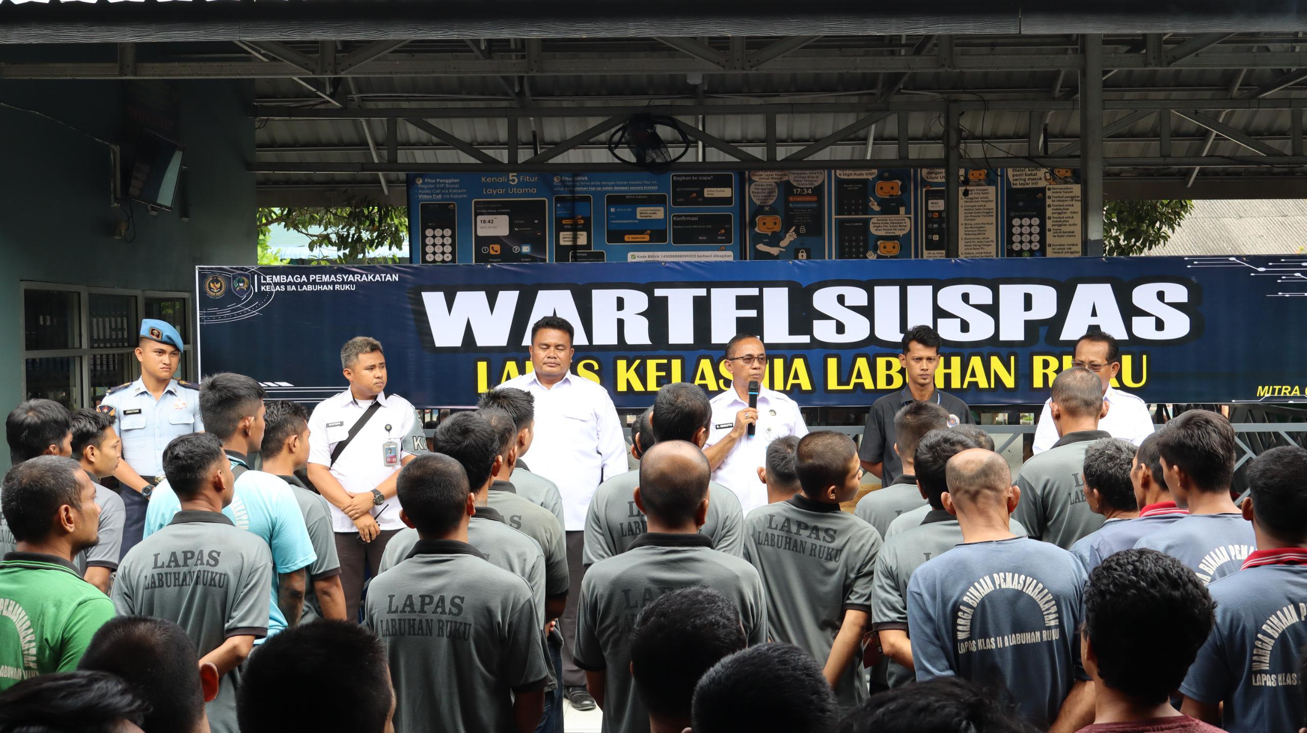 Kalapas Labuhan Ruku Permudah Komunikasi Warga Binaan dengan Peresmian Wartelsus