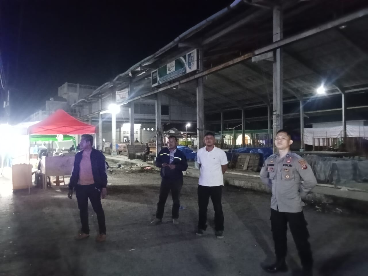 Polsek Labuhan Ruku Patroli Mobile, Jaga Keamanan Tanjung Tiram dari Kejahatan