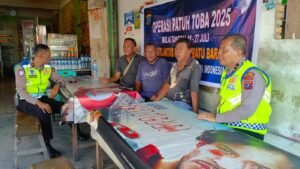 Satlantas Polres Batu Bara Sosialisasikan Operasi Patuh Toba 2025 kepada Sopir Angkot dan Betor