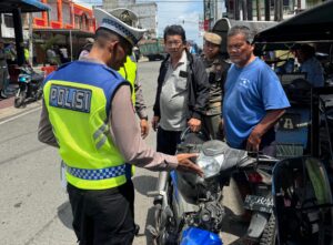 Satlantas Polres Batu Bara Tilang 15 Pengendara dan Berikan Teguran 35 Pengendara Lain dalam Operasi Patuh Toba 2025