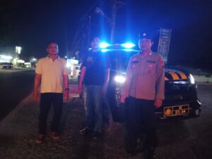 Polsek Indrapura Patroli Malam, Cegah Balap Liar, Begal, dan Tawuran