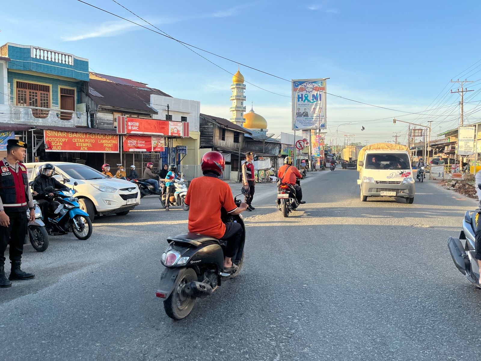 Sat Samapta Polres Batu Bara Tingkatkan Keamanan dan Kelancaran Lalu Lintas di Limapuluh