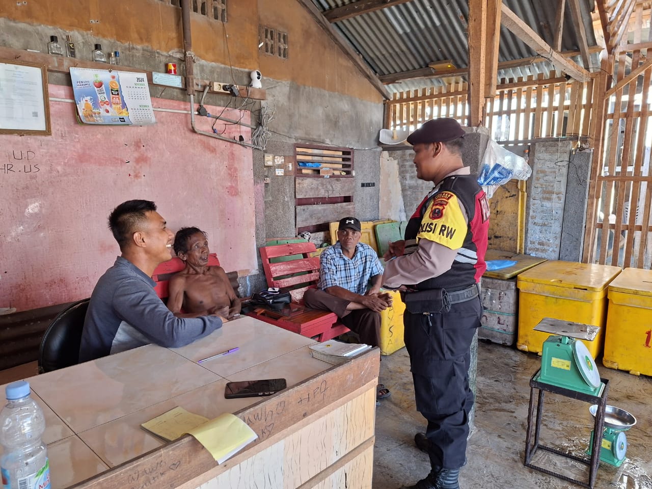 Kanit Samapta Polsek Medang Deras Sosialisasikan Pencegahan Kejahatan di Kelurahan Pangkalan Dodek