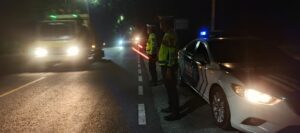 Patroli Blue Light Satlantas Polres Batu Bara Tingkatkan Keselamatan Jalan Raya