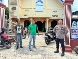 Pengamanan Ibadah Minggu di Labuhan Ruku Berjalan Aman dan Kondusif