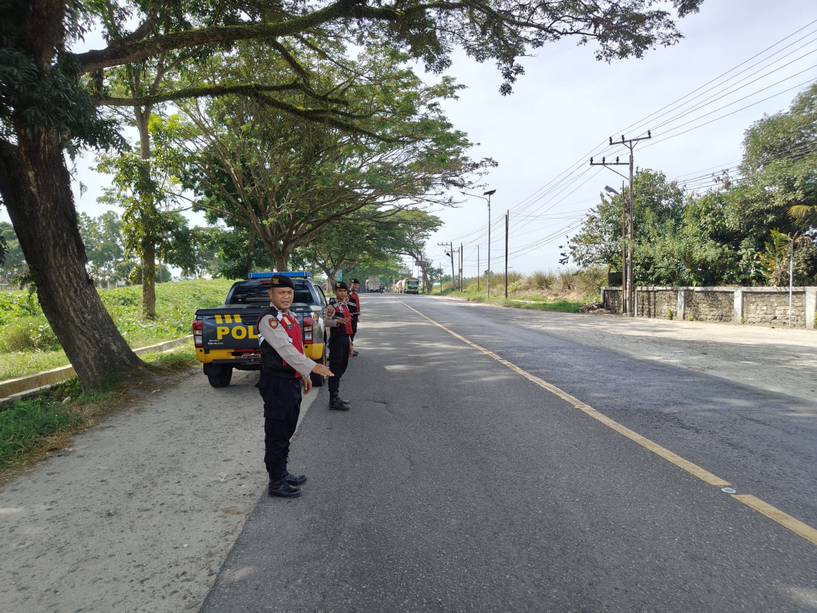 Patroli Presisi Polres Batu Bara Jaga Keamanan Jalinsum Limapuluh