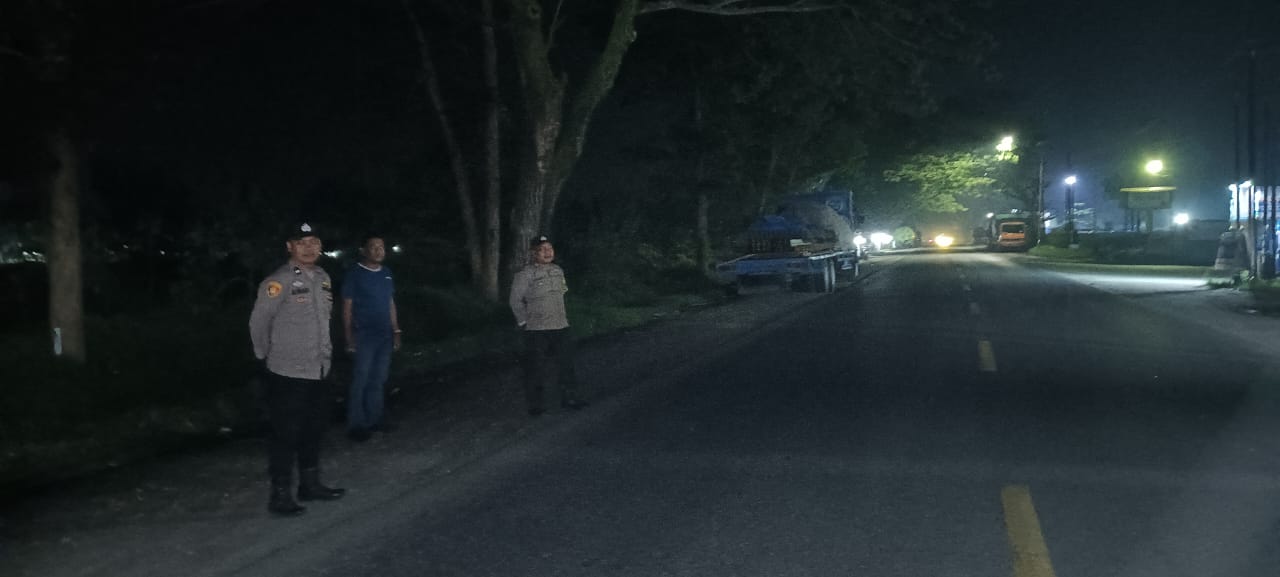 Patroli Mobile Polsek Limapuluh Cegah Tawuran dan Gangguan Kamtibmas