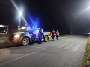 Patroli Blue Light Polres Batu Bara Jaga Keamanan Tanah Itam Ulu