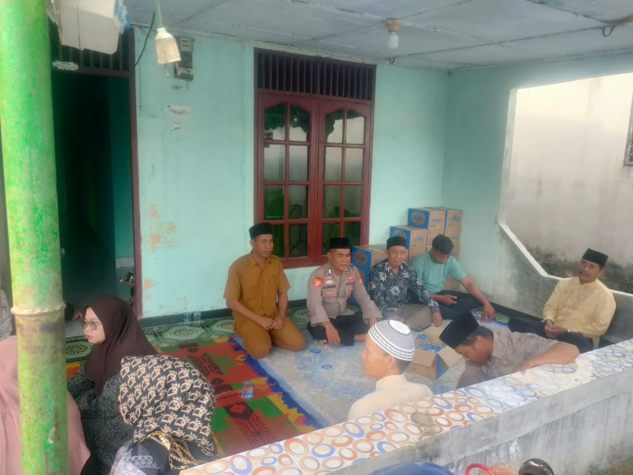 Ps. Kasium Polsek Medang Deras Tingkatkan Kewaspadaan Masyarakat di Desa Pakam
