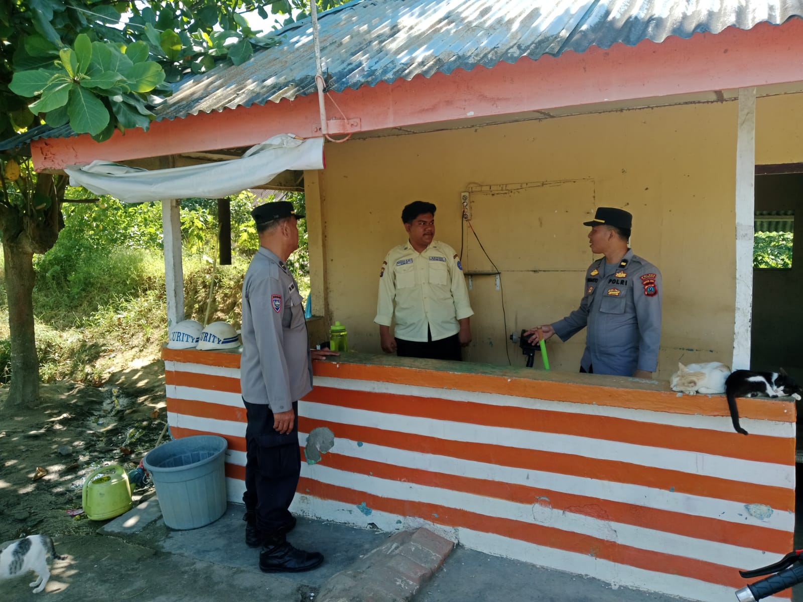 Sat Binmas Polres Batu Bara Berikan Pembinaan dan Motivasi kepada Satpam PTPN IV TIU