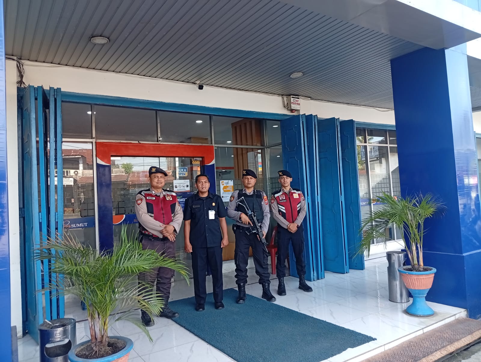 Patroli Presisi Polres Batu Bara Awasi Keamanan Lembaga Keuangan di Limapuluh