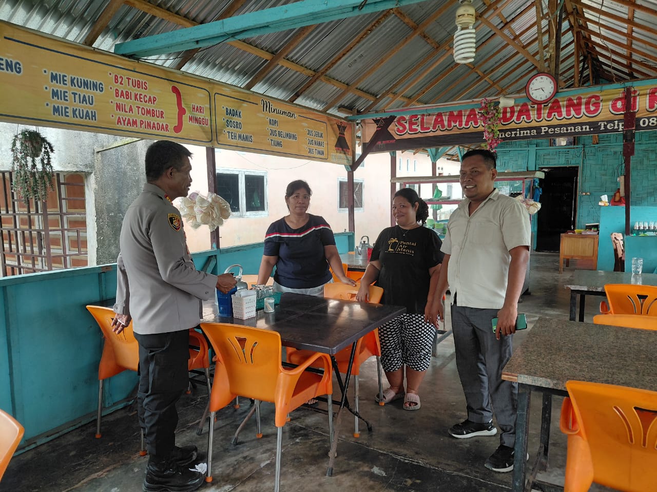 Kapolsek Medang Deras Sosialisasikan Kamtibmas dan Antisipasi Kejahatan Jalanan di Desa Pakam