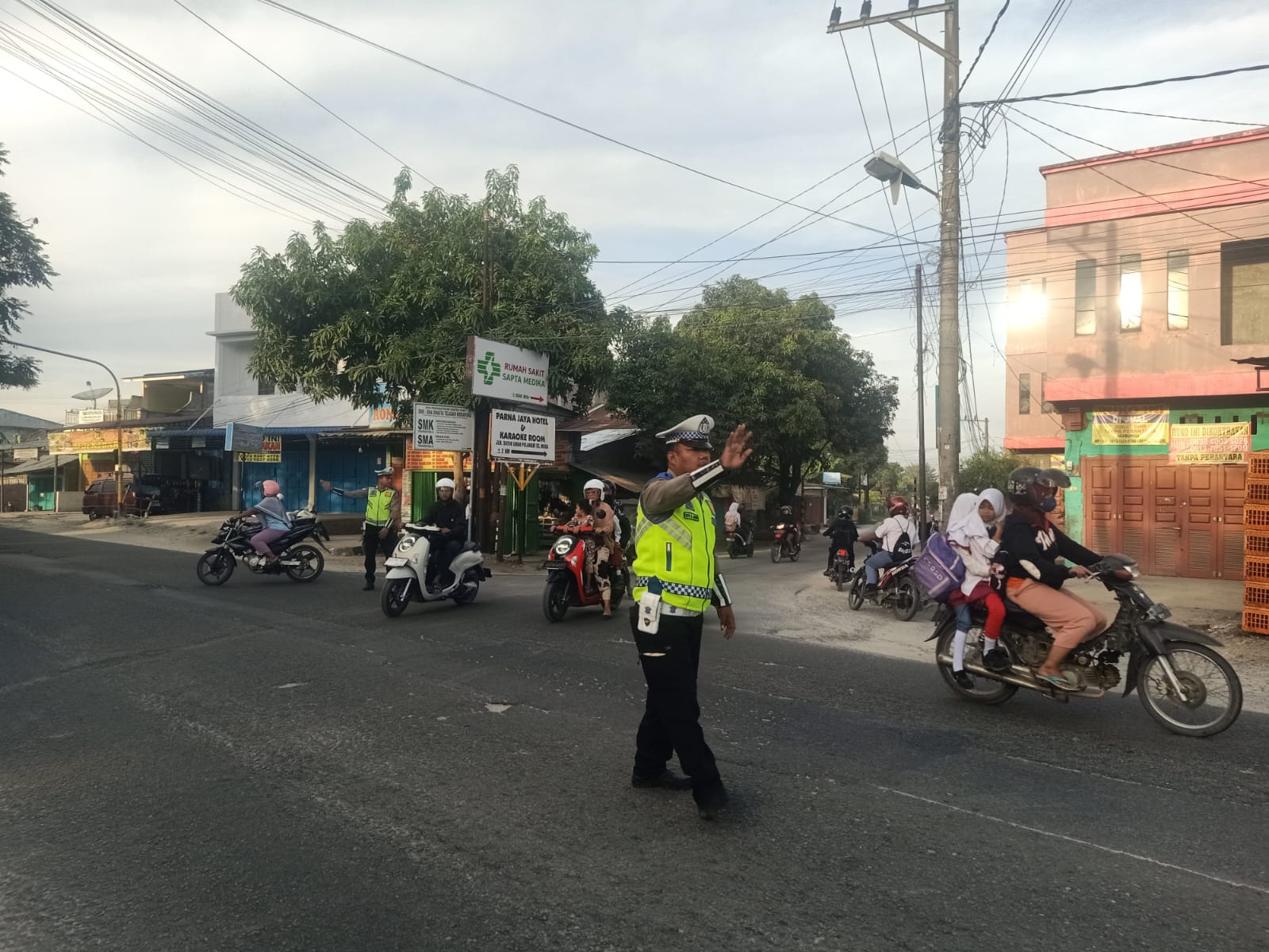 Sat Lantas Polres Batu Bara Jaga Kelancaran dan Keselamatan Lalu Lintas