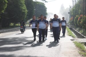 Polres Batu Bara Gelar Olahraga Sehat dan Bugar