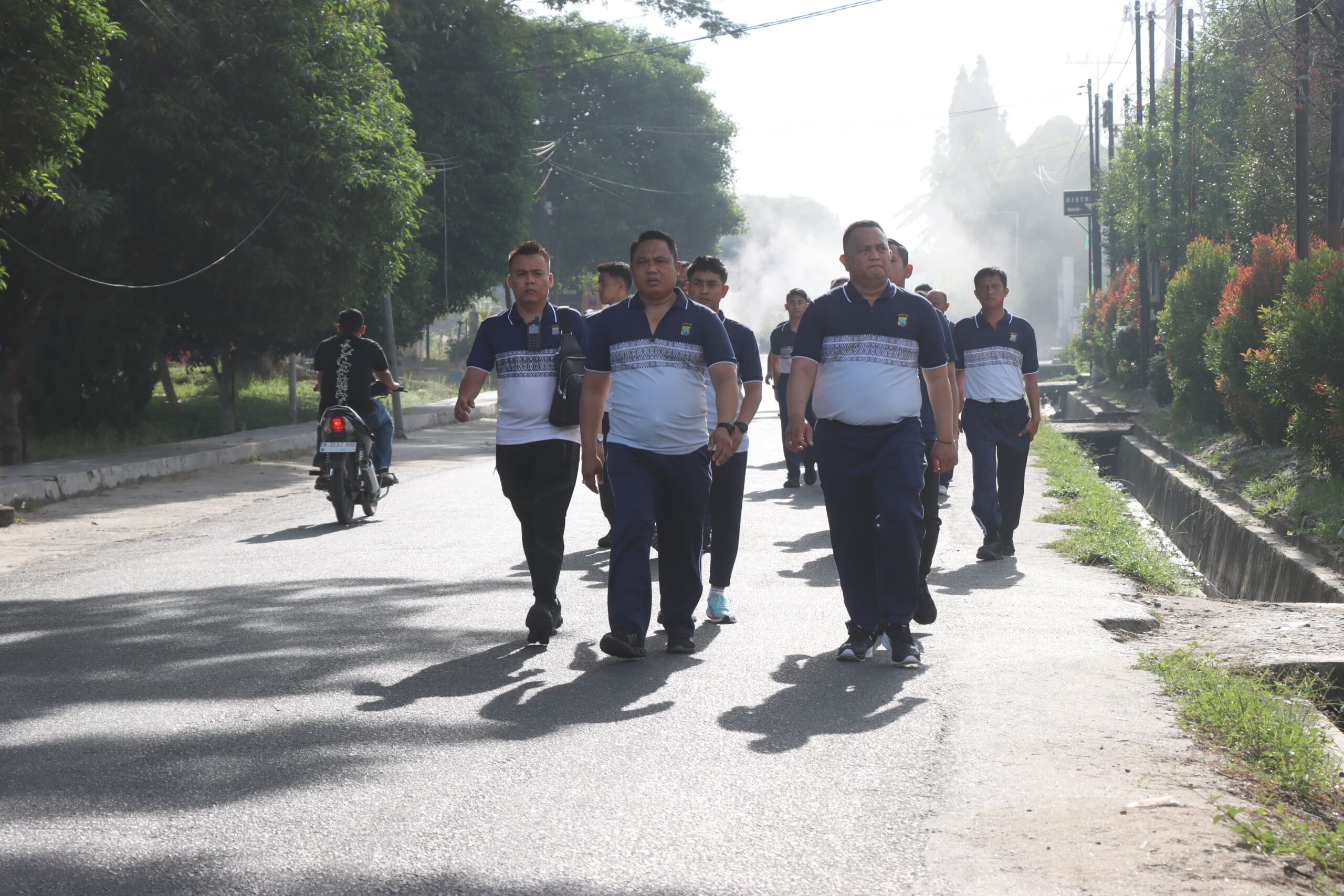 Polres Batu Bara Gelar Olahraga Sehat dan Bugar