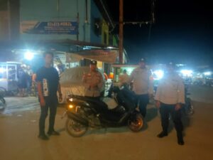 Patroli Malam Polsek Medang Deras Antisipasi Kejahatan