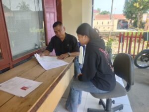 Aipda Eledon Manurung Sosialisasikan Kamtibmas di Desa Sei Buah Keras