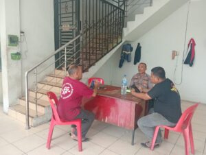 Bhabinkamtibmas Polsek Medang Deras Jaga Kamtibmas di Kelurahan Pangkalan Dodek