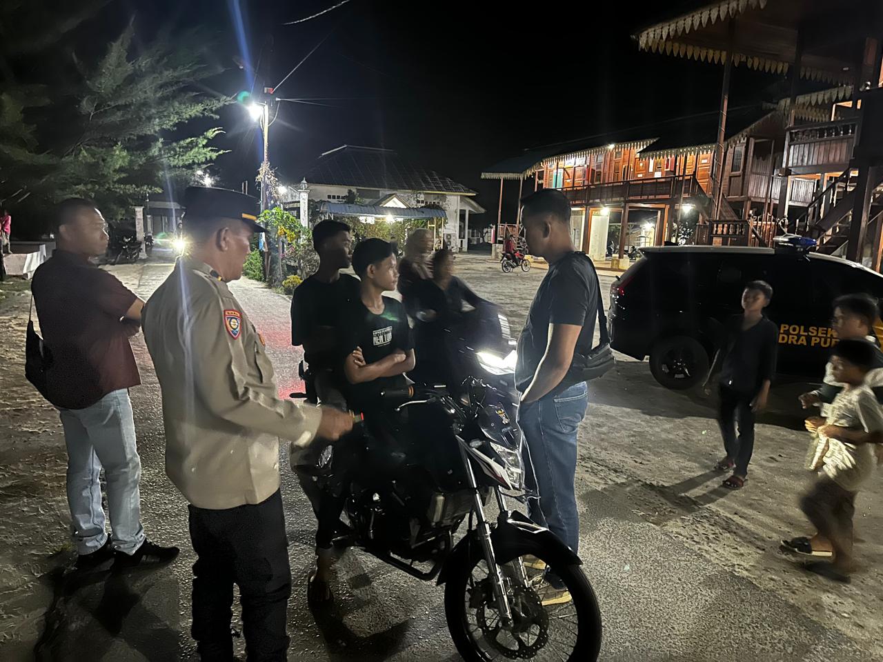 Sat Samapta Polres Batu Bara Tingkatkan Keamanan dengan Strong Point Pagi