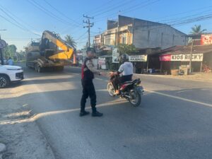 Sat Samapta Polres Batu Bara Tingkatkan Keamanan dengan Strong Point Pagi
