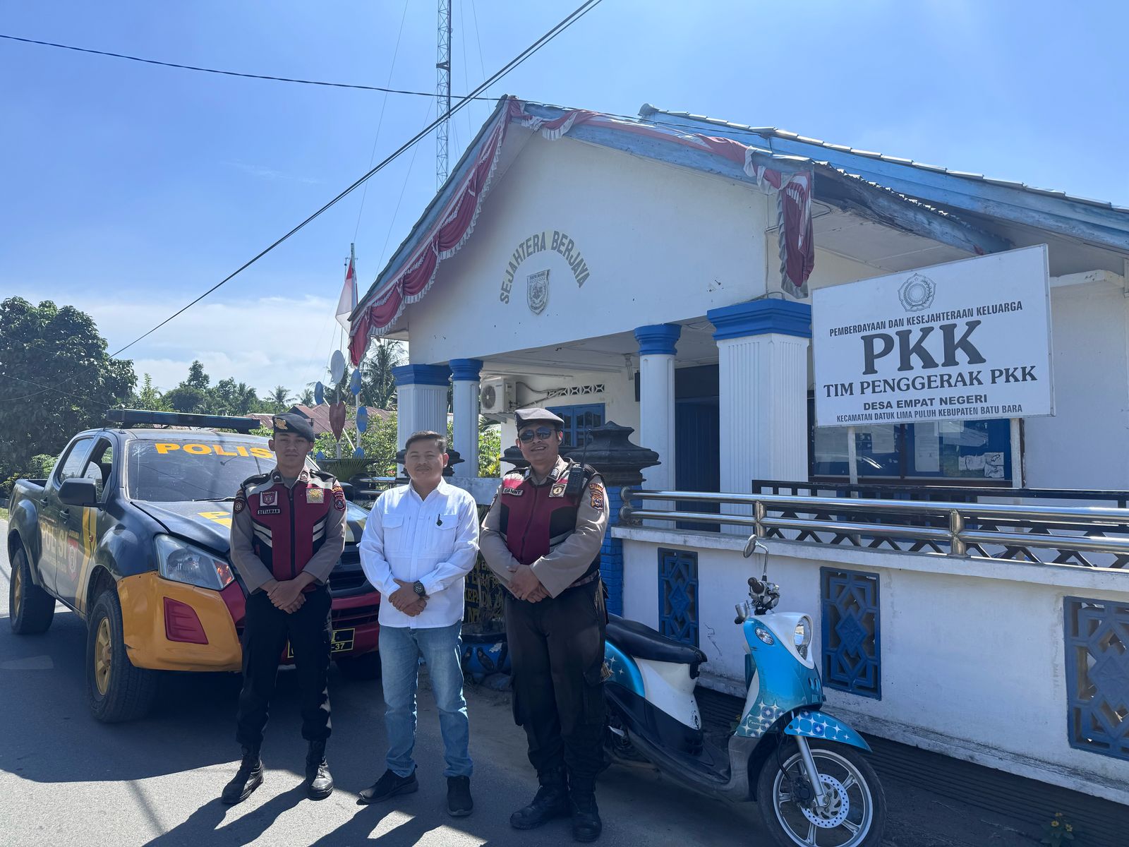 Sat Sabhara Polres Batu Bara Tingkatkan Keamanan di Kecamatan Limapuluh