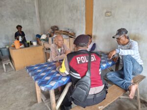 Kanit Samapta Polsek Medang Deras Sosialisasikan Kamtibmas di Desa Sei Buah Keras