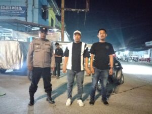Polsek Medang Deras Patroli Malam Cegah Kejahatan di Sejumlah Titik Rawan
