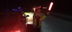 Satlantas Polres Batu Bara Patroli Blue Light Cegah Gangguan Kamtibmas