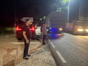 Polsek Limapuluh Patroli Mobile Cegah Tawuran dan Gangguan Kamtibmas