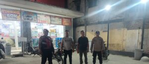 Patroli Malam Polsek Medang Deras Antisipasi Gangguan Kamtibmas