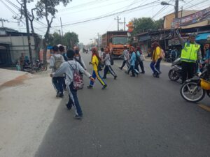 Sat Lantas Polres Batu Bara Tertibkan Lalu Lintas, Ciptakan Kamseltibcarlantas Kondusif