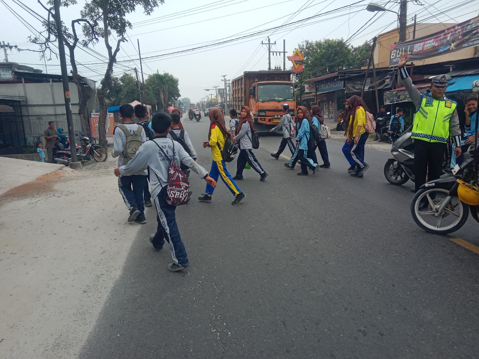 Sat Lantas Polres Batu Bara Tertibkan Lalu Lintas, Ciptakan Kamseltibcarlantas Kondusif