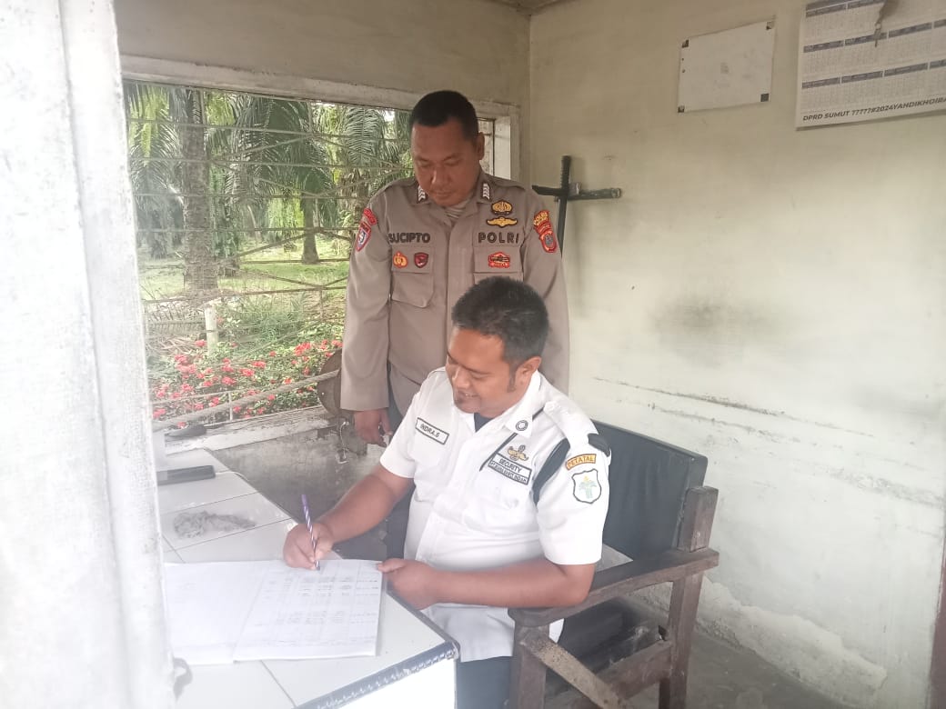 Sat Binmas Polres Batu Bara Tingkatkan Sinergitas dengan Satpam PT. Perkebunan Tanah Gambus