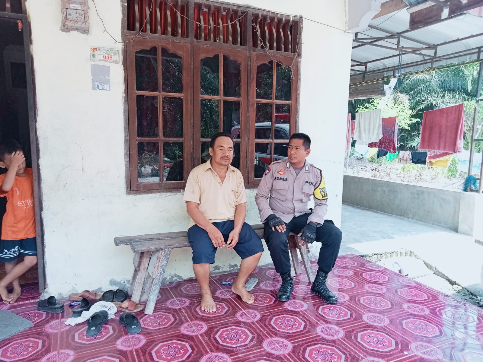 Bhabinkamtibmas Polsek Labuhan Ruku Antisipasi Kejahatan Jalanan dengan Cooling System