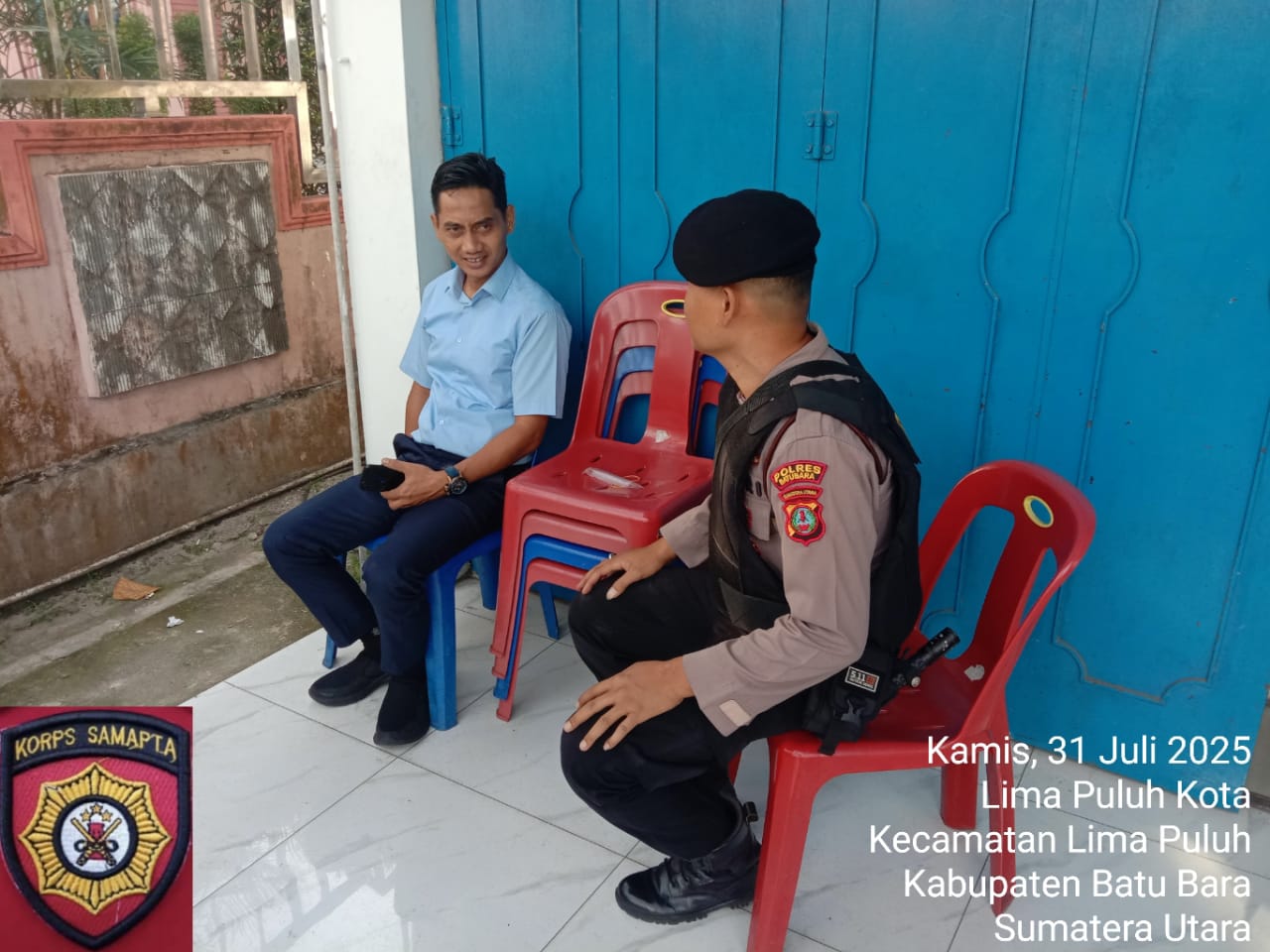 Sat Samapta Polres Batu Bara Tingkatkan Keamanan dan Ketertiban Melalui Patroli Dialogis dan Cooling System