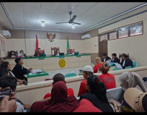 Sidang Rahmadi Kuasa Hukum Sampaikan Eksepsi Nota Keberatan atas Dakwaan Jaksa