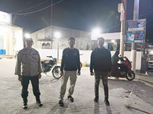 Polsek Medang Deras Patroli Malam, Jaga Keamanan di Titik Rawan