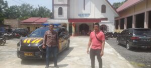 Polsek Labuhan Ruku Jamin Keamanan Ibadah Minggu di Sejumlah Gereja