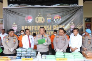 Polres Batu Bara Ungkap Kasus Narkoba Besar, Amankan 6 Tersangka dan Ribuan Bukti