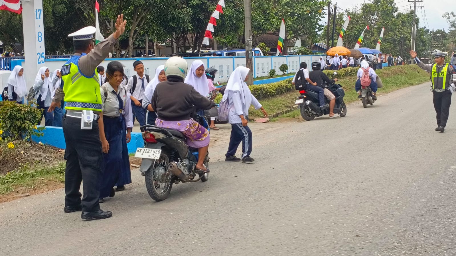 Sat Lantas Polres Batu Bara Optimalkan Pengaturan Lalu Lintas di Sejumlah Titik Rawan