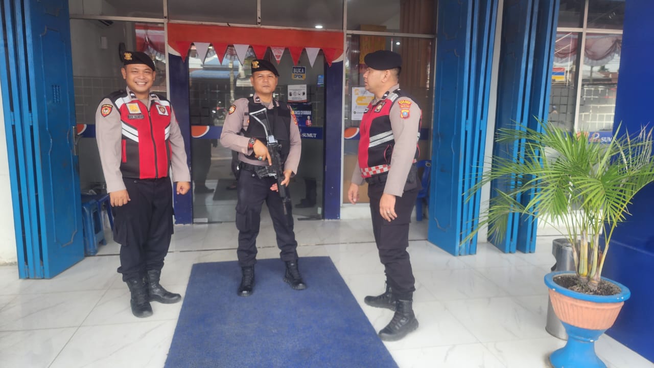 Patroli Presisi Polres Batu Bara Tingkatkan Keamanan Objek Vital Perbankan