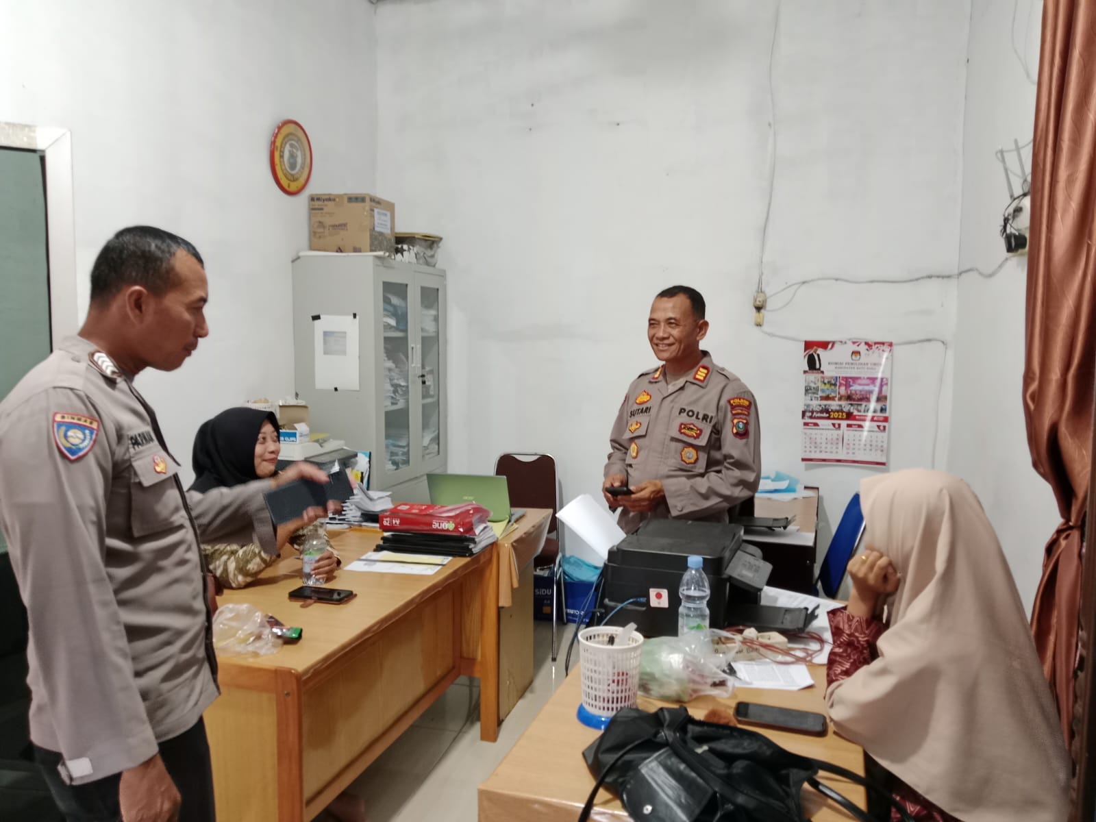 Sat Binmas Polres Batu Bara Sambang dan Sosialisasi Kamtibmas di Desa Perkebunan Lima Puluh