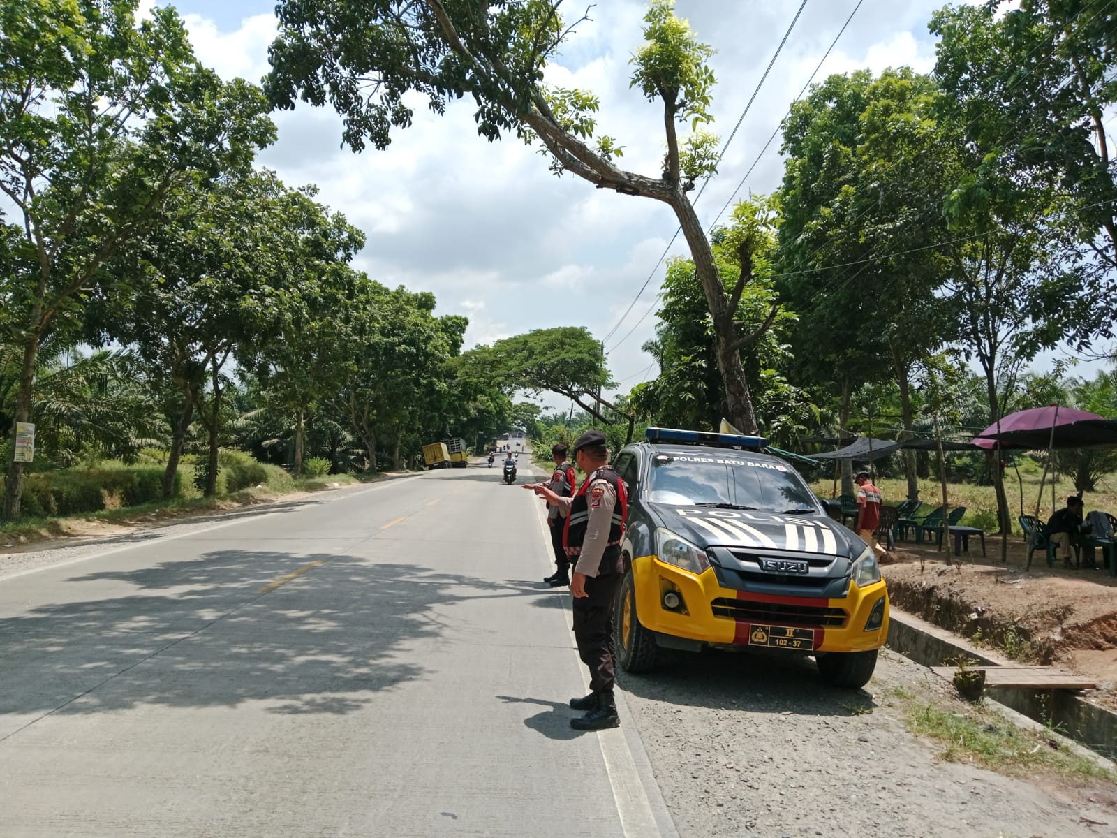 Patroli Presisi Polres Batu Bara Intensifkan Pengawasan di Jalinsum Perkebunan Sei Suka