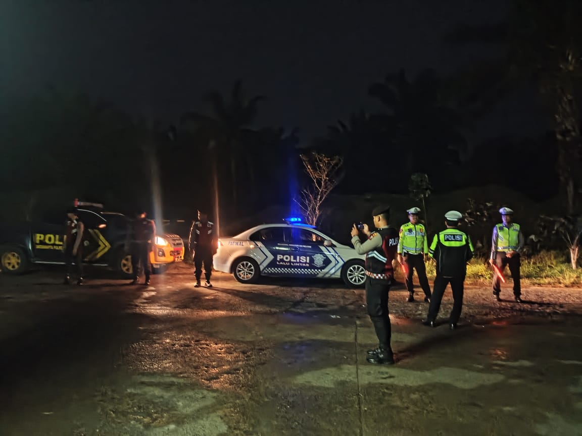 Polres Batu Bara Gelar Patroli Gabungan, Jaga Kamtibmas Tetap Kondusif