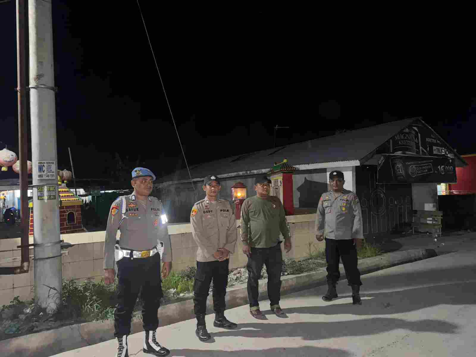 Polsek Medang Deras Intensifkan Patroli Malam untuk Cegah Kejahatan