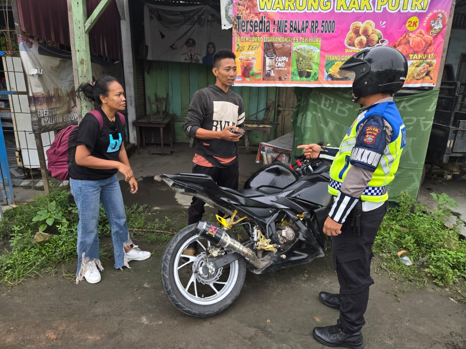 Sat Lantas Polres Batu Bara Gencarkan Penindakan Kasat Mata di Jalinsum Lima Puluh