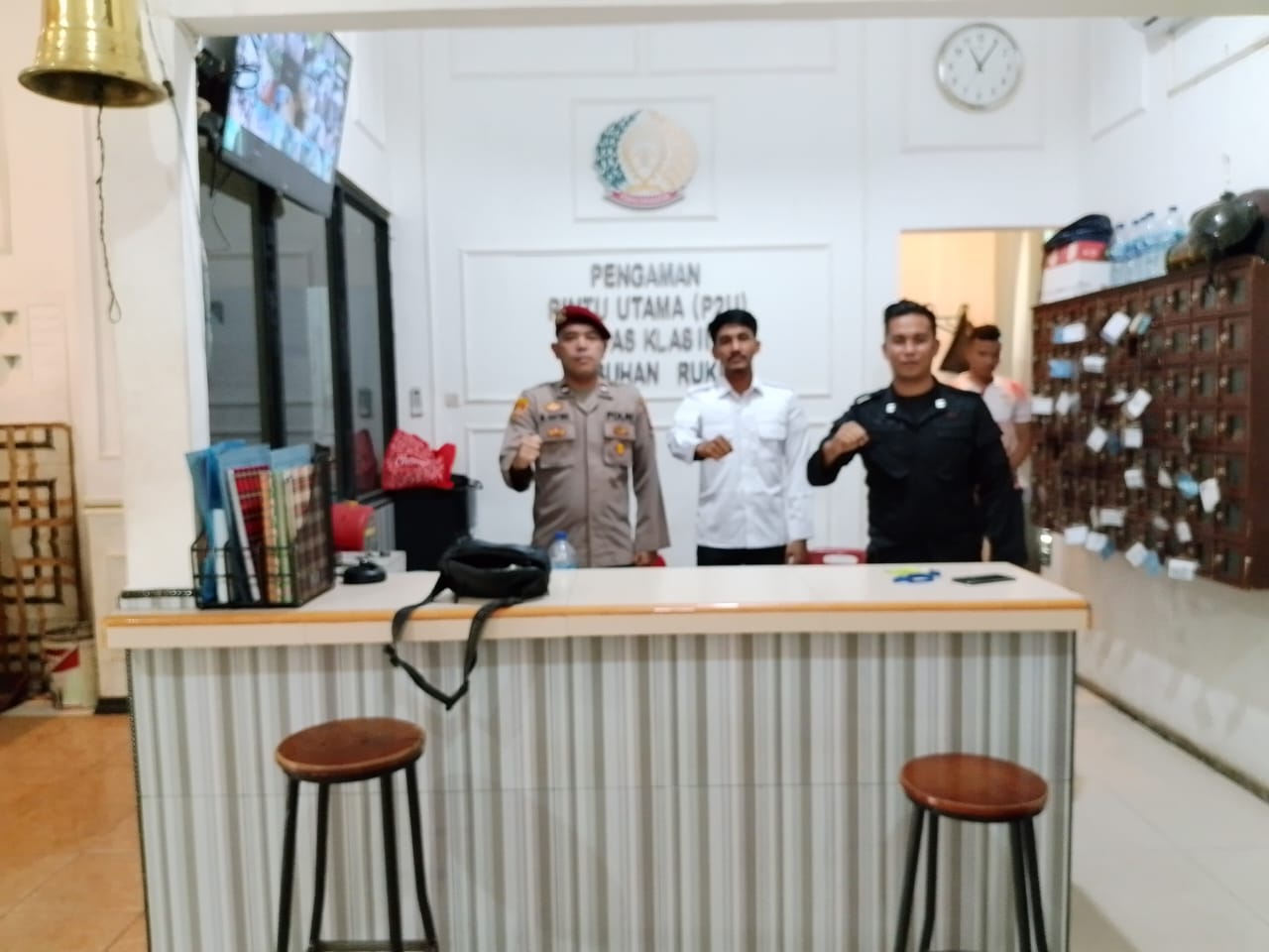 Polsek Labuhan Ruku Tingkatkan Keamanan Lapas Kelas II A